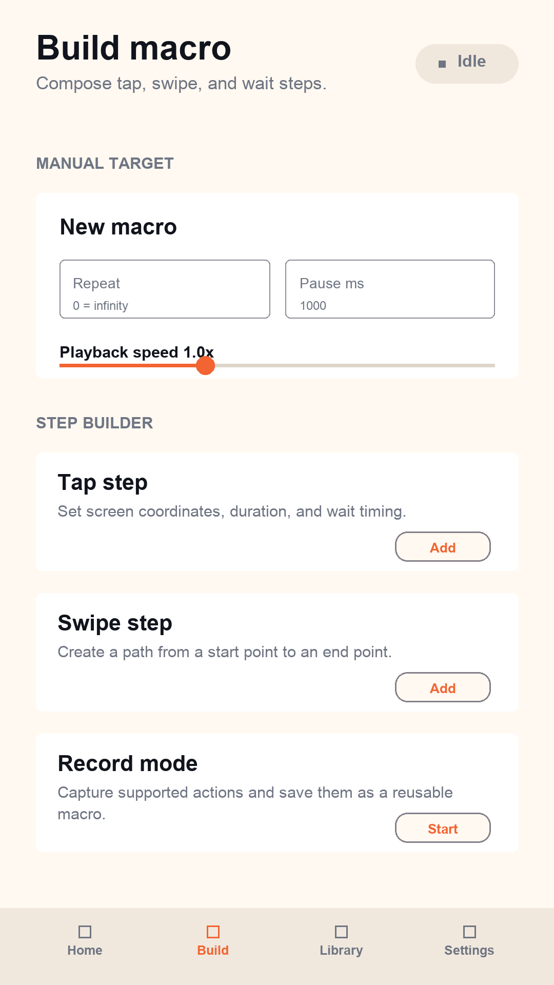 Clawraid build macro screen
